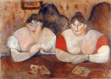 Expressionisme œuvres - rose and amelie 1894 Edvard Munch Expressionism